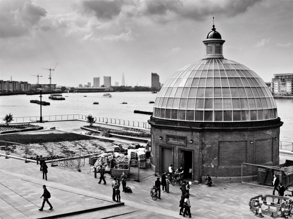 Greenwich Foot Tunnel southern entrance