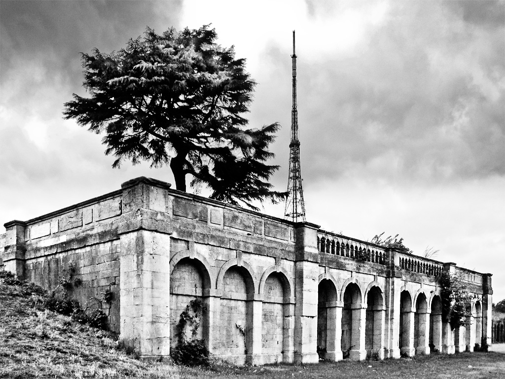Crystal Palace, site of exhibition hall - click to enlarge