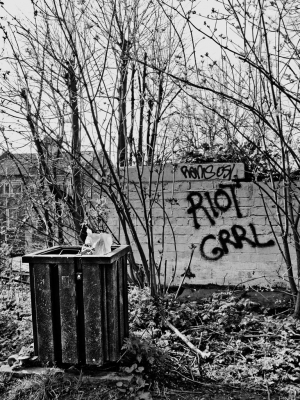 Graffiti, Parkland Walk, Stroud Green - click to enlarge