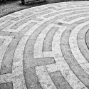 Centre of Maze, Crystal Palace Park - click to enlarge