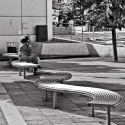 Bench outside Peckham Library