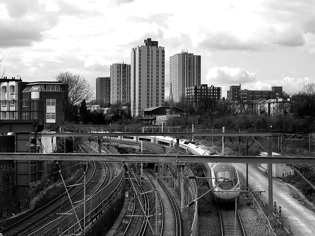Train lines out of Euston, Primrose Hill