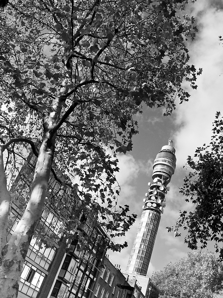 BT Tower from Charlotte Street