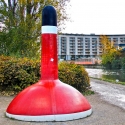 Giant plunger, Roman Road, Bow