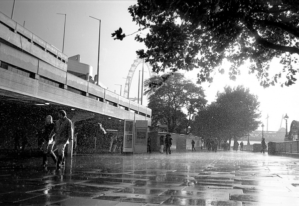 Rain, South Bank  – photo © Asya Gefter