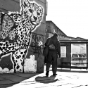 Cheetah graffiti, Camberwell Passage