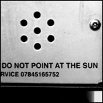 Please Do Not Point At The Sun